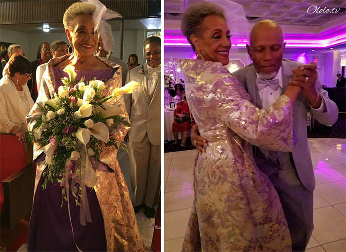 Невероятная история любви: пара сыграла свадьбу, спустя 60 лет