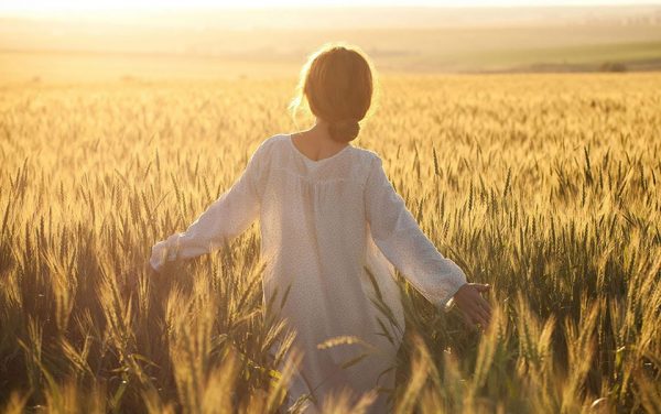 woman-girl-wheat-field-sunrise-sun