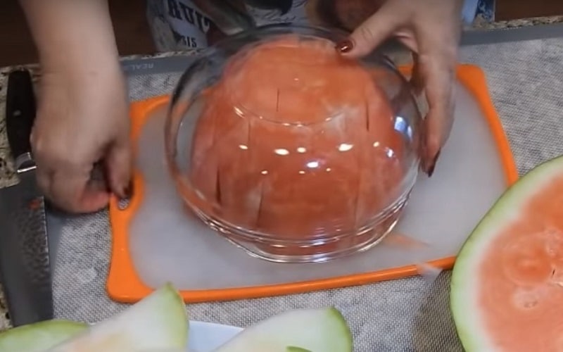 как нарезать арбуз