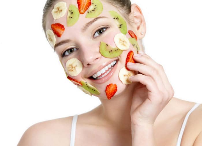 фрукты на лице